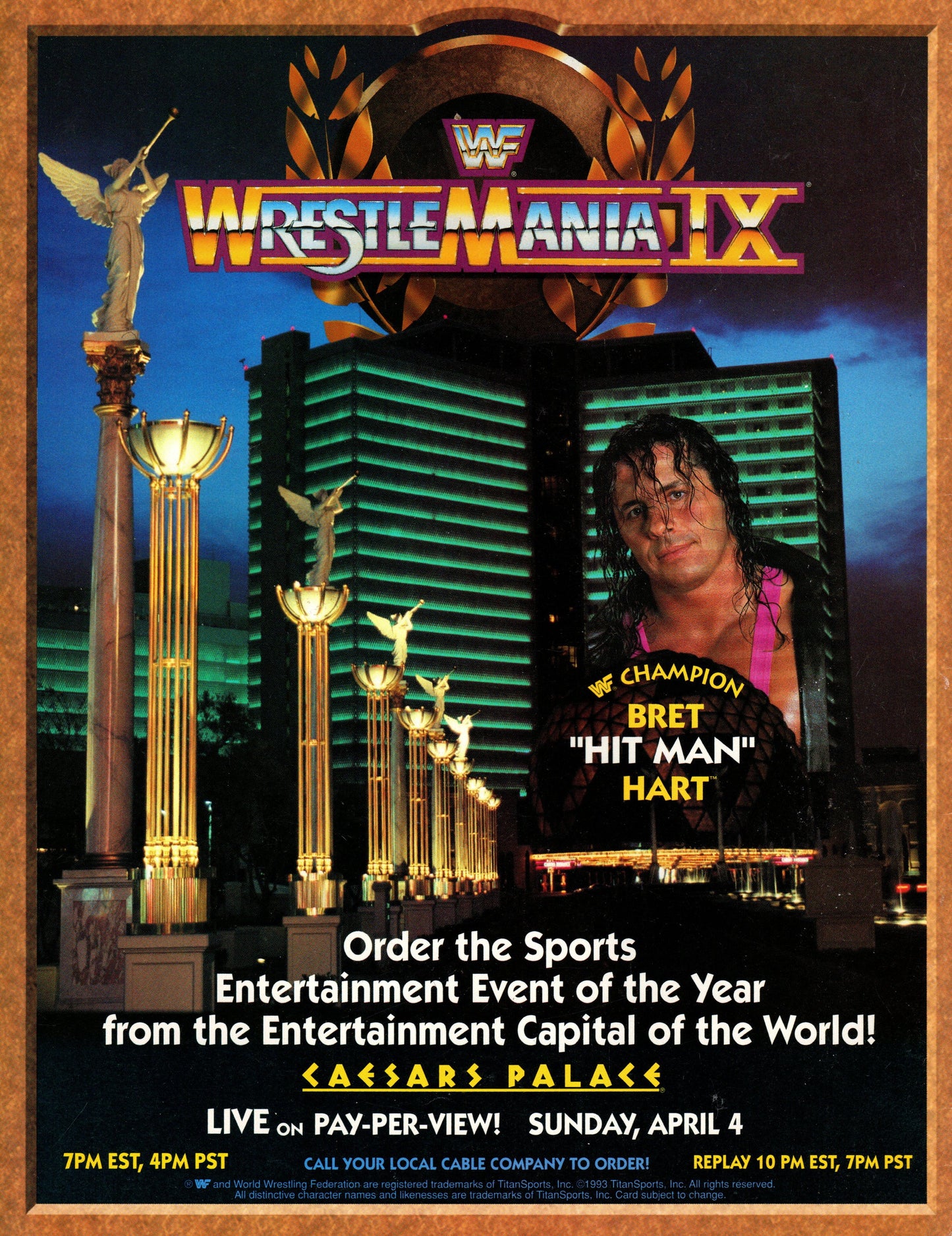 WWF Mr Perfect Wrestling Spotlight Magazine