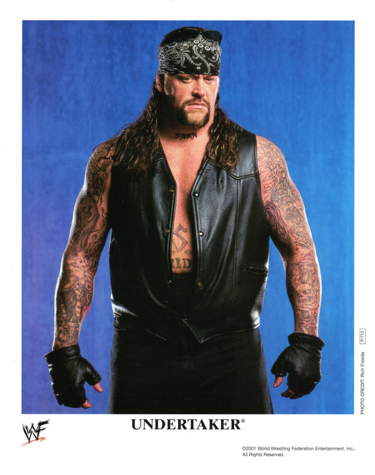 The Undertaker WWF Wrestling Promo Photo P-713