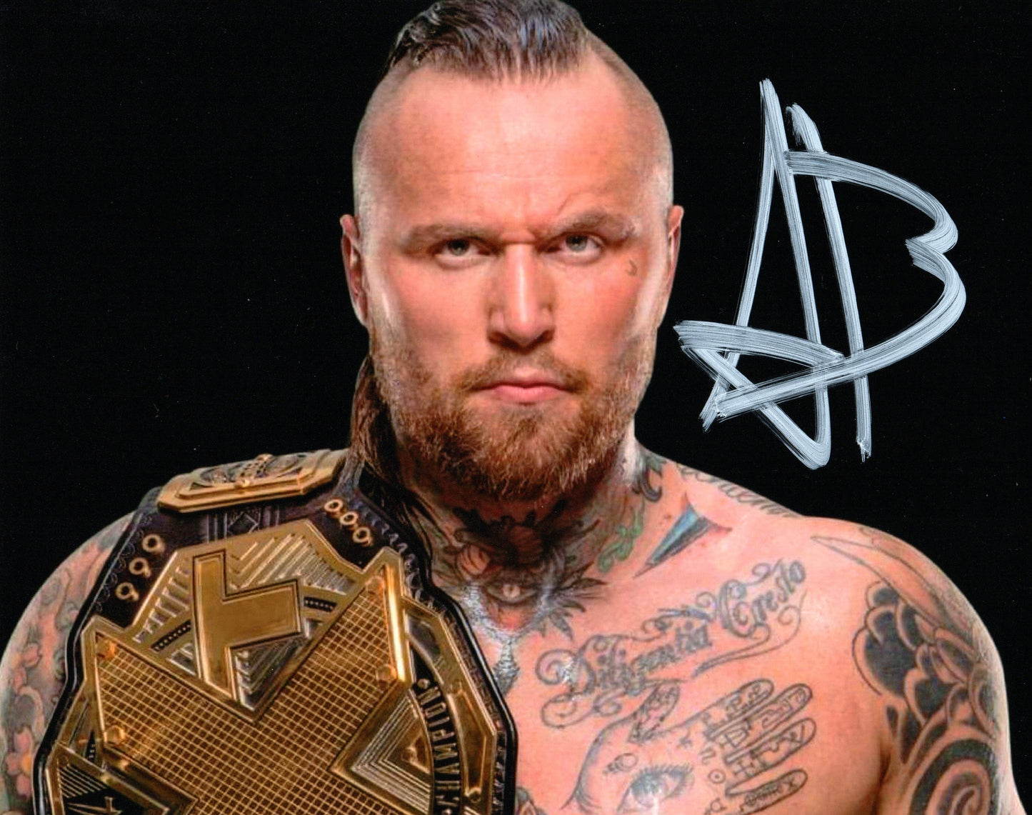 Aleister Black WWE NXT Wrestling Signed Photo