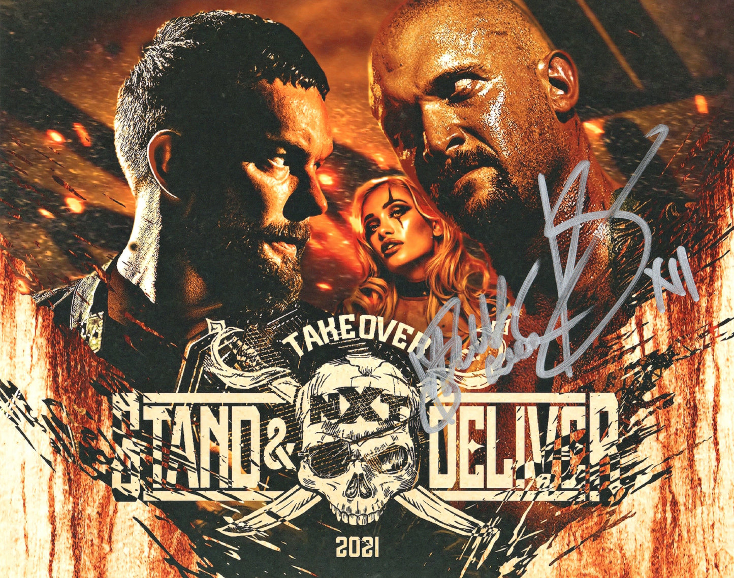 Scarlett & Karrion Kross WWE NXT Wrestling Signed Photo