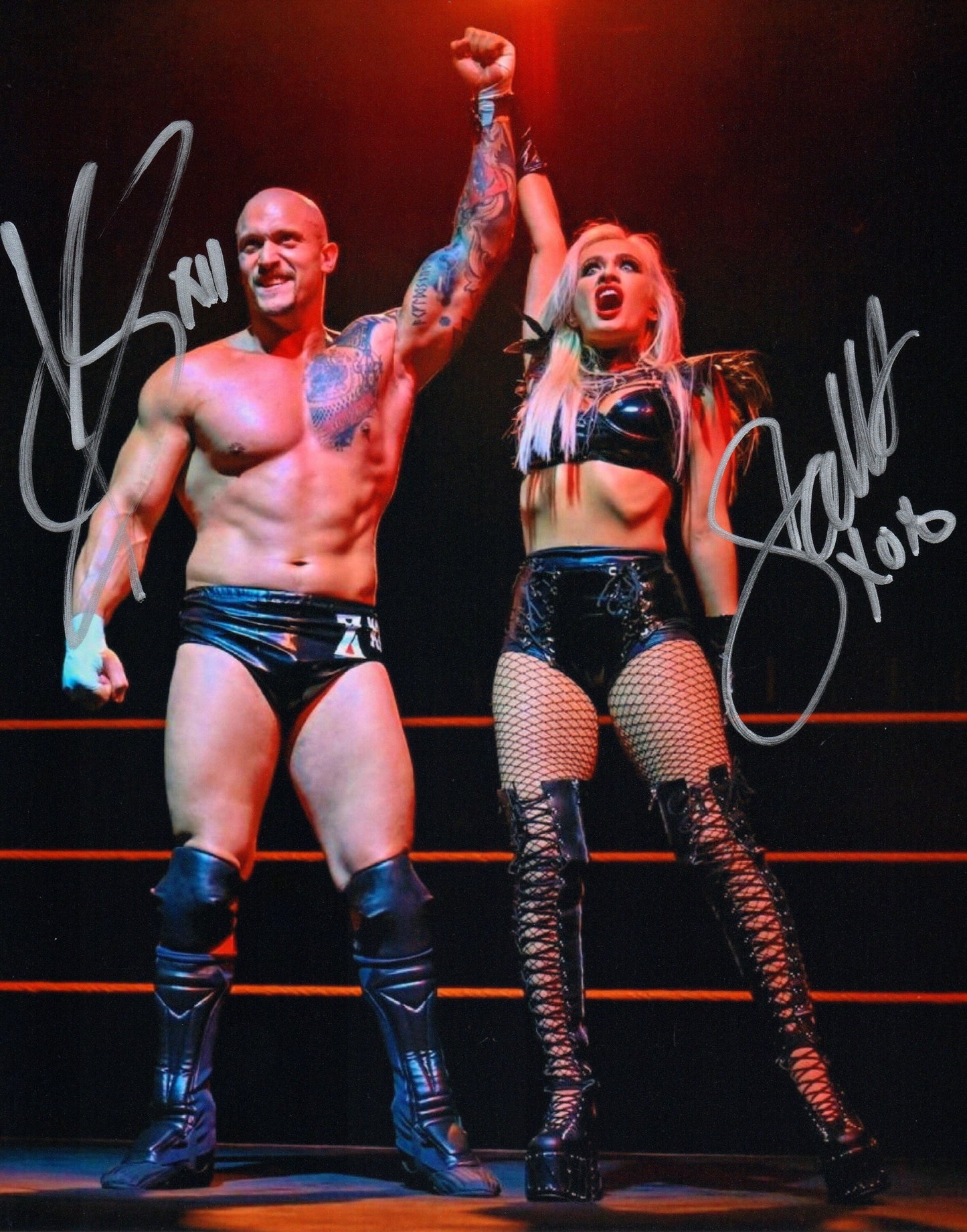 Scarlett & Karrion Kross WWE NXT Wrestling Signed Photo
