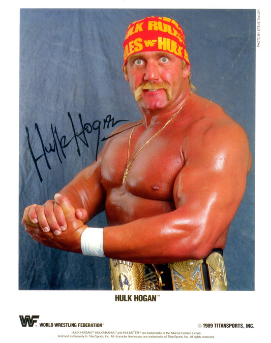 Hulk Hogan WWF WWE Wrestling Promo Print