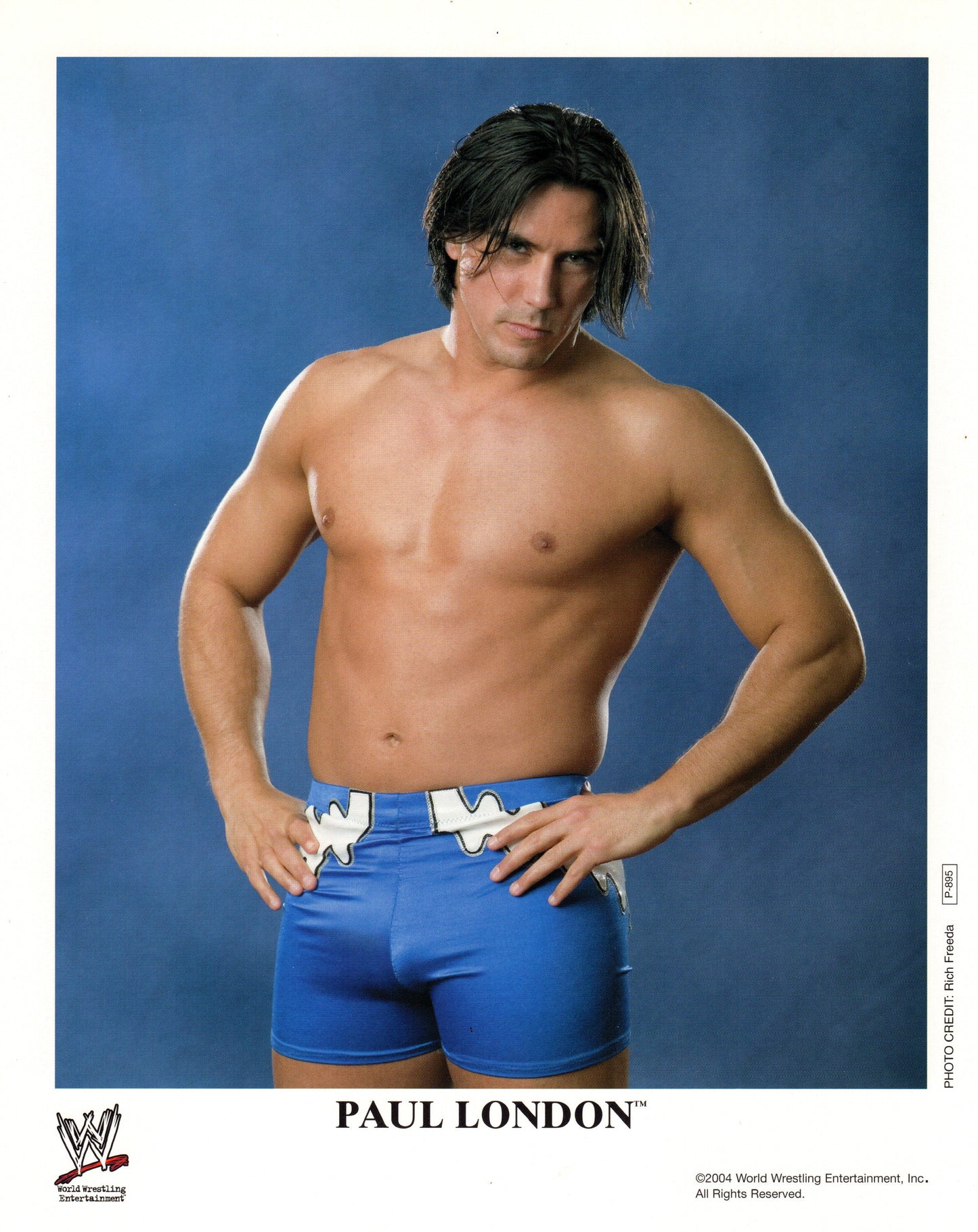Paul London WWE Wrestling Promo Photo P-895