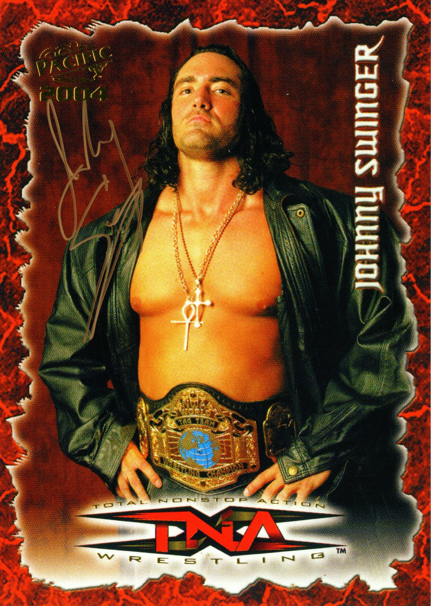Johnny Swinger TNA Impact Signed Photo