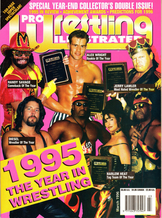 PWI Pro Wrestling Illustrated Magazine March 1996