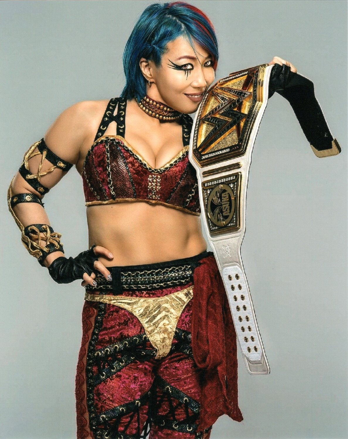 Deposit payment for Asuka signed WWE Wrestling Photo