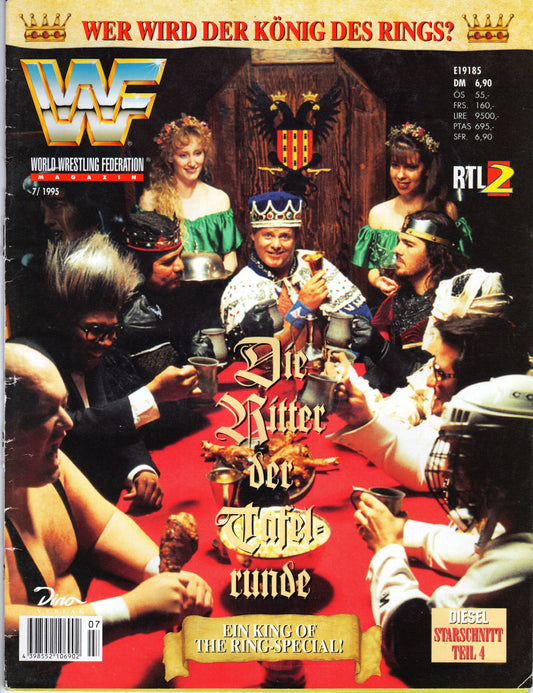 WWF Wrestling Germany Magazine July 1995 With Poster