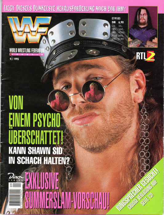 WWF Wrestling Germany Magazine September 1995 With Poster