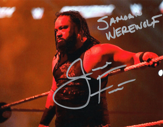 Jacob Fatu WWE Signed Photo
