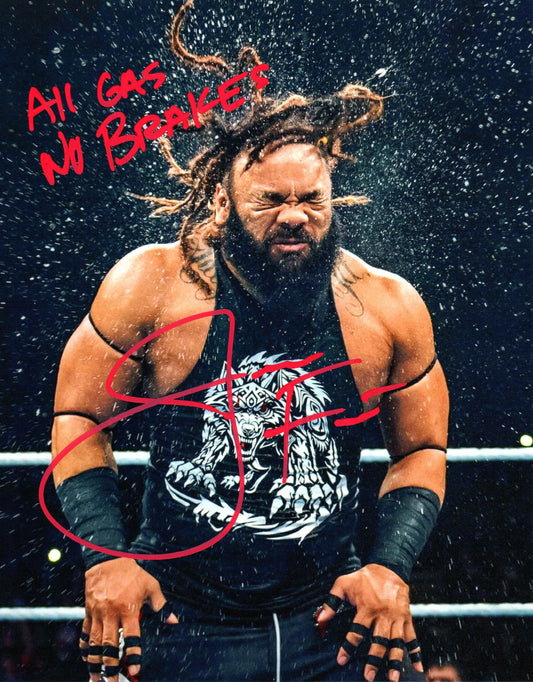 Jacob Fatu WWE Signed Photo