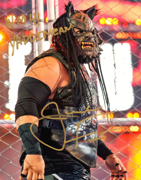 Jacob Fatu WWE Signed Photo