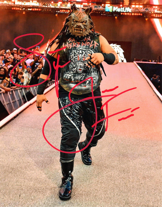 Jacob Fatu WWE Signed Photo