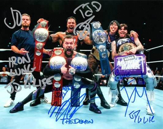 The Judgment Day Multi Signed WWE Photo