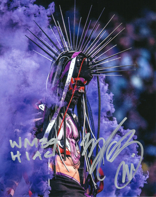 Finn Balor Signed WWE Wrestlemania 39 Demon Photo