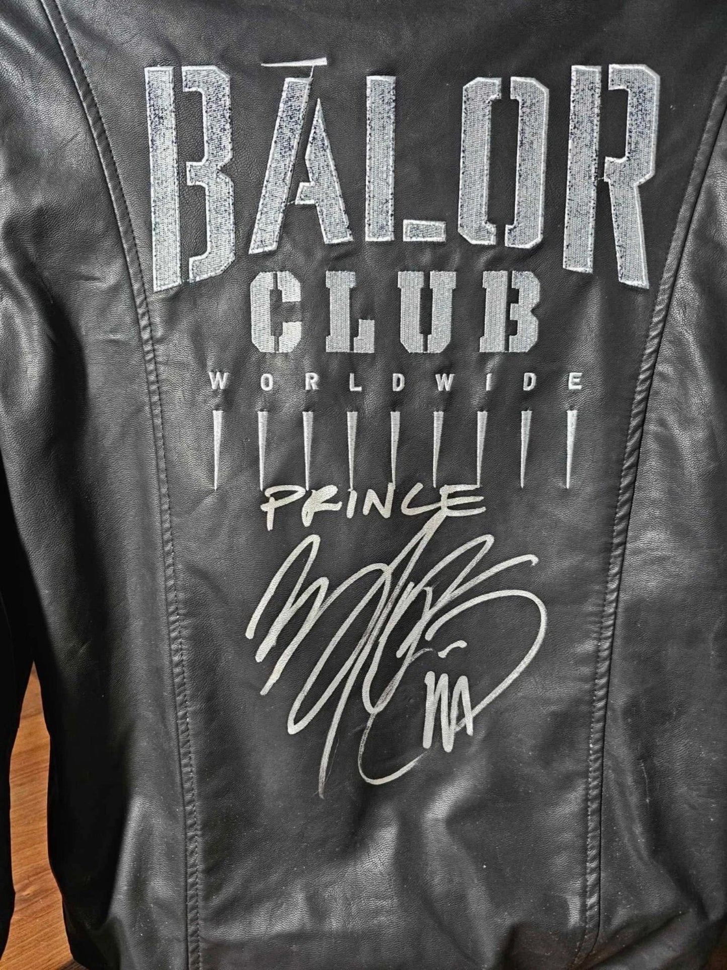 Finn Balor Signed WWE Wrestling Balor Club Worldwide Jacket