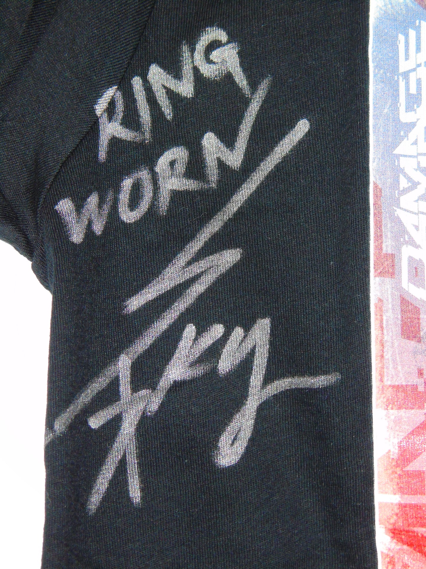 Iyo Sky Signed & Ring Worn WWE Wrestling Shirt