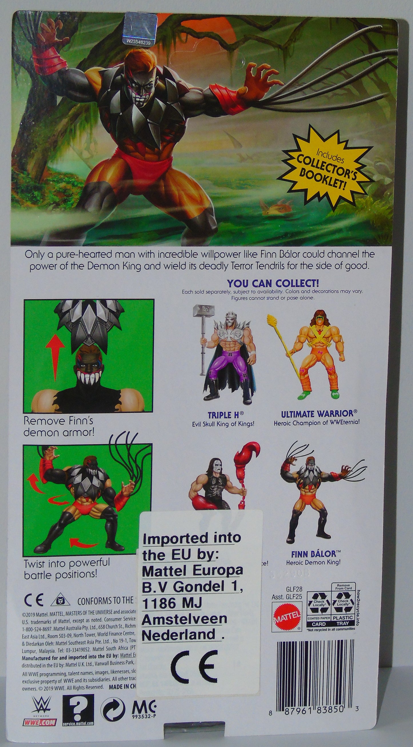 The Demon King Finn Balor Mattel WWE MOTU Masters Of The Universe Signed Figure