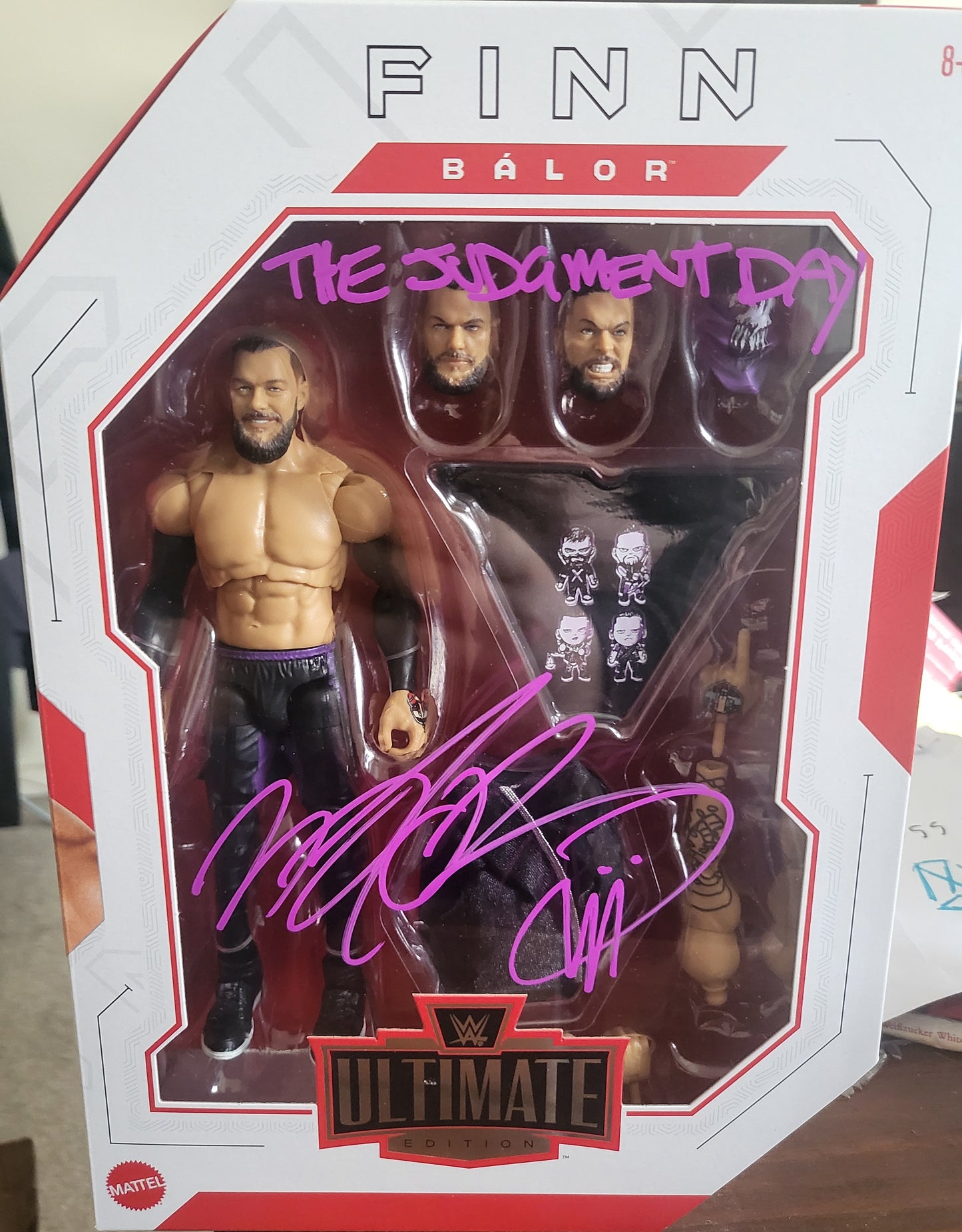 Finn Balor Signed Mattel WWE Wrestling Ultimate Edition Figure