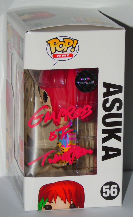 Asuka Signed Funko WWE Wrestling Pop! Vinyl Figure