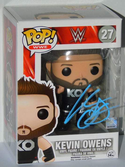 Kevin Owens Signed Funko WWE Wrestling Pop! Vinyl Figure
