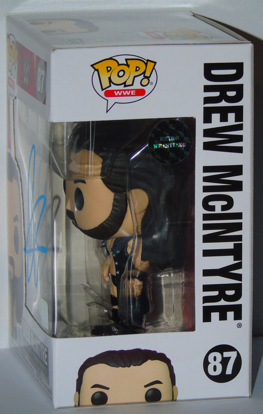 Drew McIntyre Signed Funko WWE Wrestling Pop! Vinyl Figure