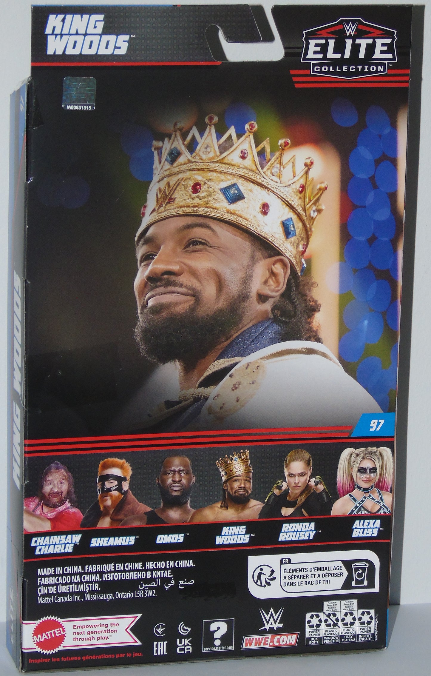 King Xavier Woods WWE Mattel Elite Figure Chase Variant