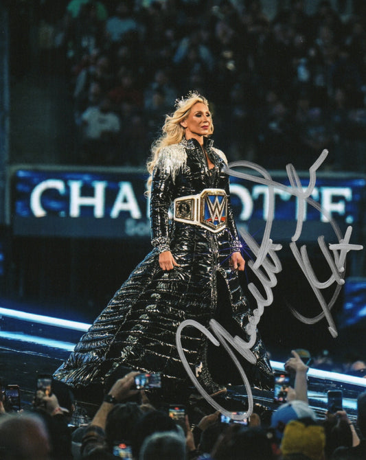 Charlotte Flair Signed WWE Photo