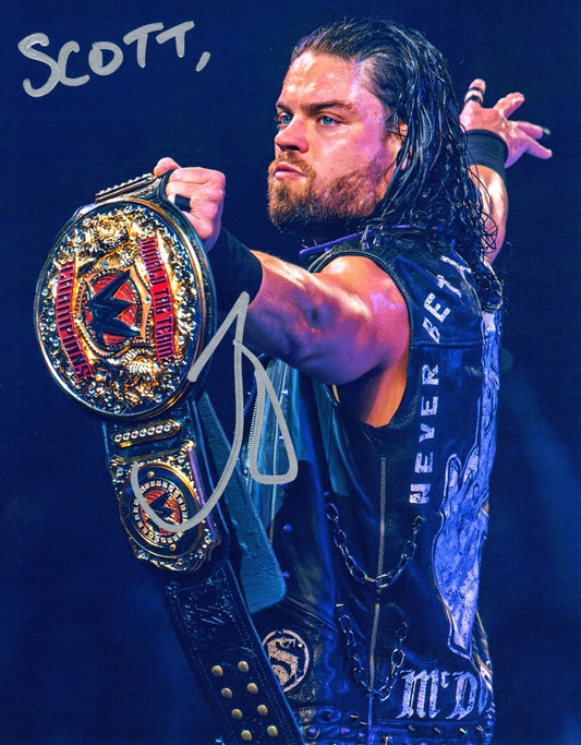 JD McDonagh Signed WWE Photo