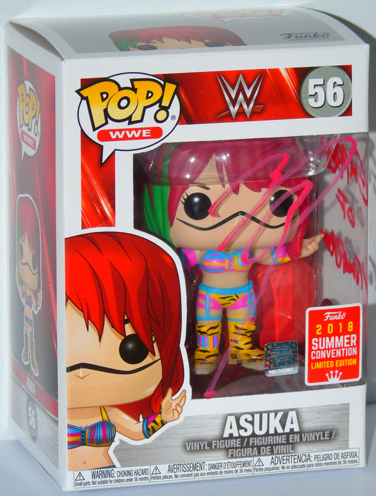 Asuka Signed Funko WWE Wrestling Pop! Vinyl Figure