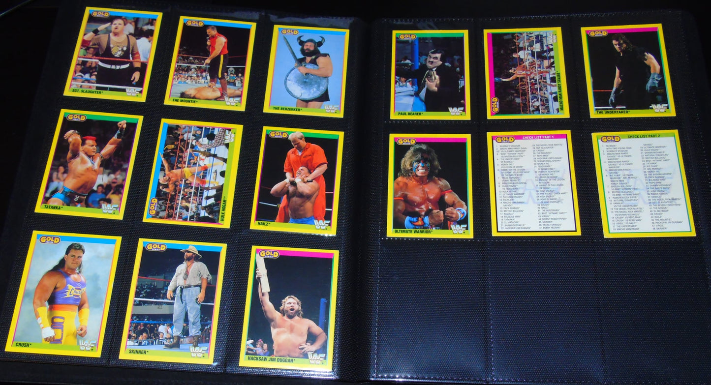 WWF WRESTLING SUMMERSLAM PART 2 MERLIN GOLD SERIES 1992 TRADING CARD COMPLETE SET