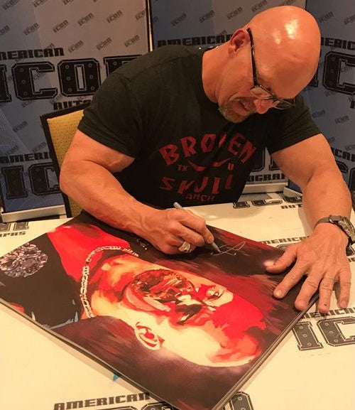 Stone Cold Steve Austin Signed WWE Promo Photo P-813