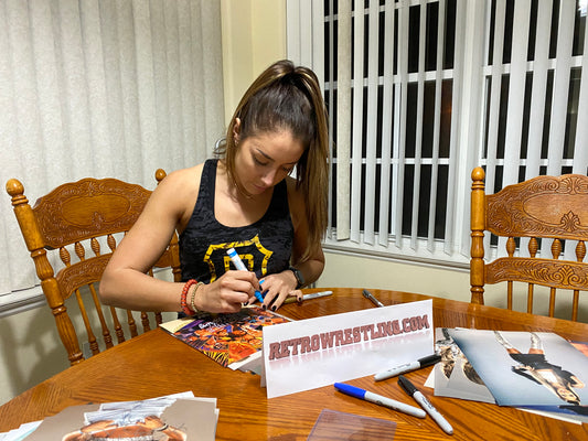 Dr. Britt Baker AEW Signed Photo