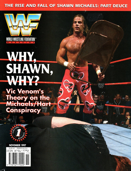 WWF Wrestling Magazine November 1997 w/Poster