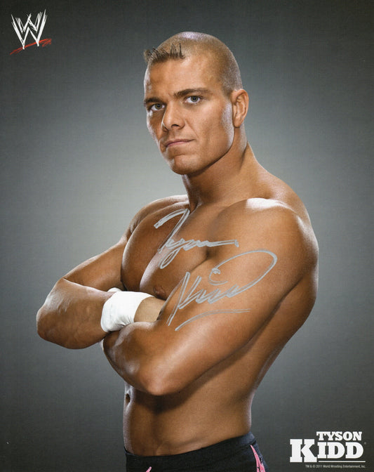 Tyson Kidd WWE/WWF Signed Promo Photo