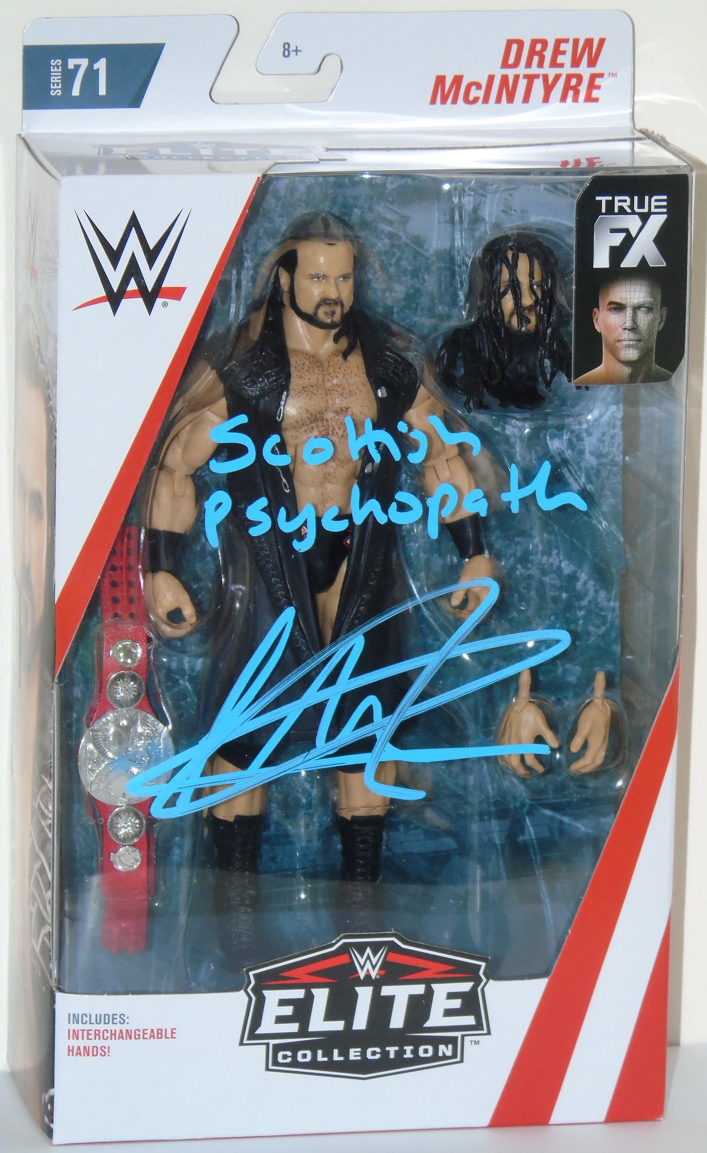 Drew McIntyre WWE Mattel Elite Signed Figure