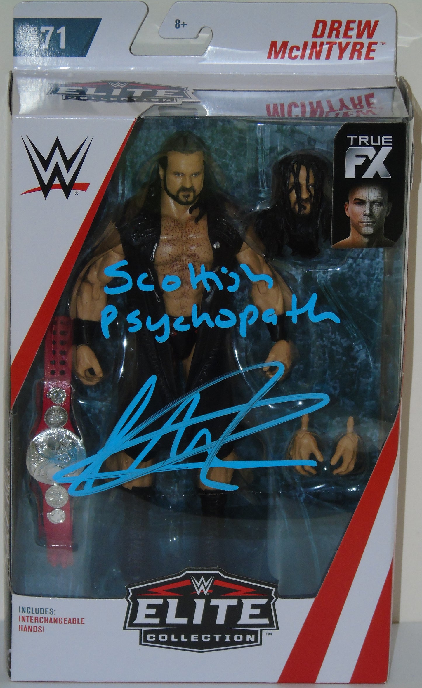 Drew McIntyre WWE Mattel Elite Signed Figure