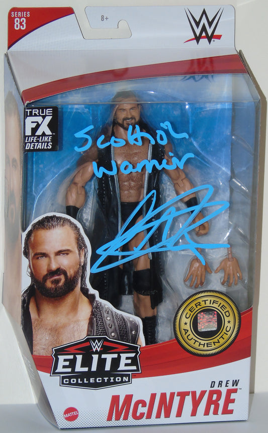 Drew McIntyre WWE Mattel Elite Signed Figure