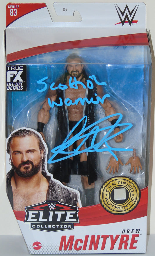 Drew McIntyre WWE Mattel Elite Signed Figure
