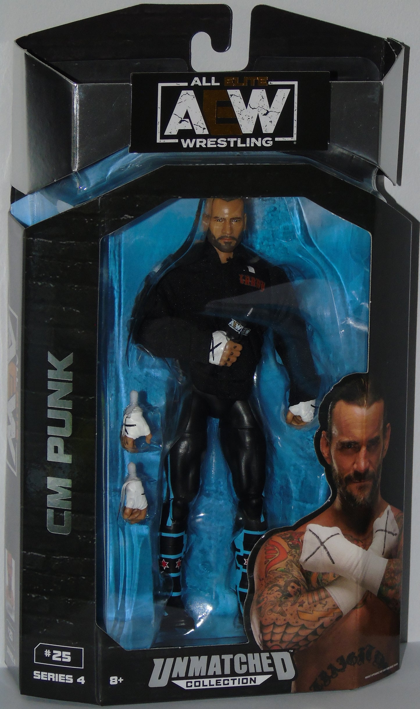 CM Punk AEW Jazwares Unmatched Figure Series 4