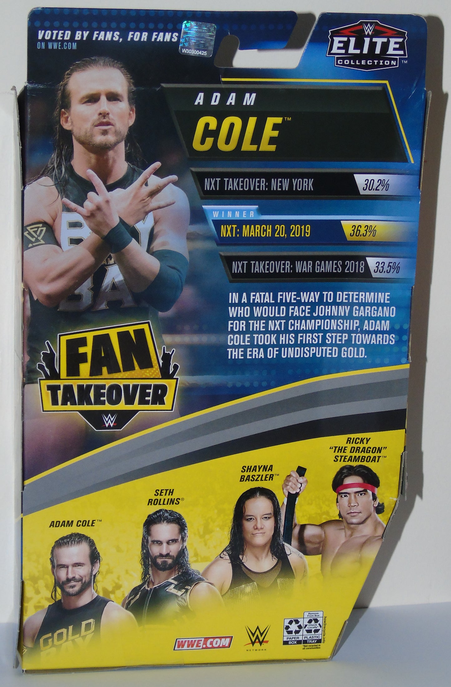 Adam Cole WWE Mattel Elite Figure