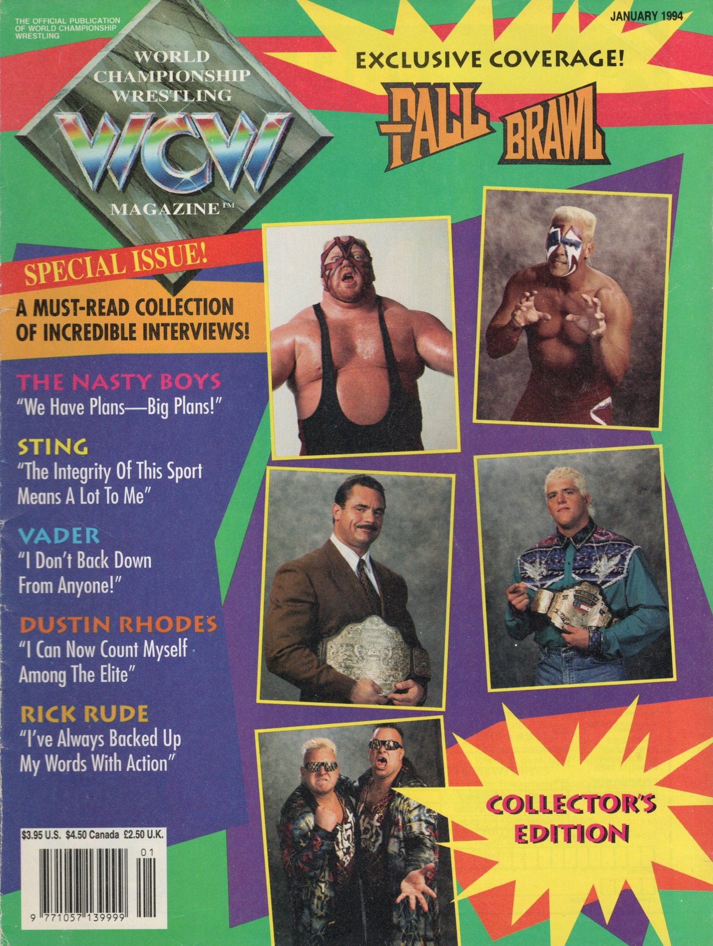 WCW Magazine January 1994