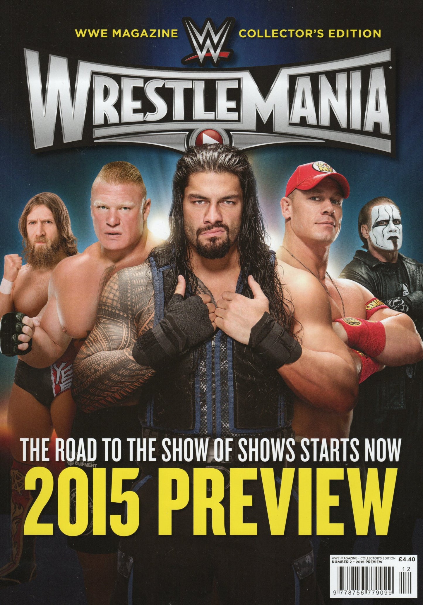WWE Magazine Wrestlemania 2015 Preview Collector's Edition