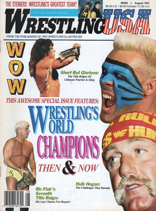 Wrestling USA Magazine August 1991