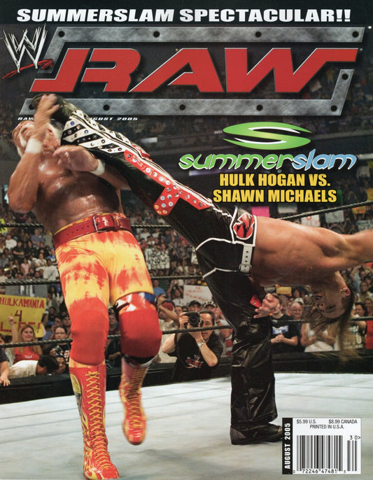 WWE Raw Magazine August 2005