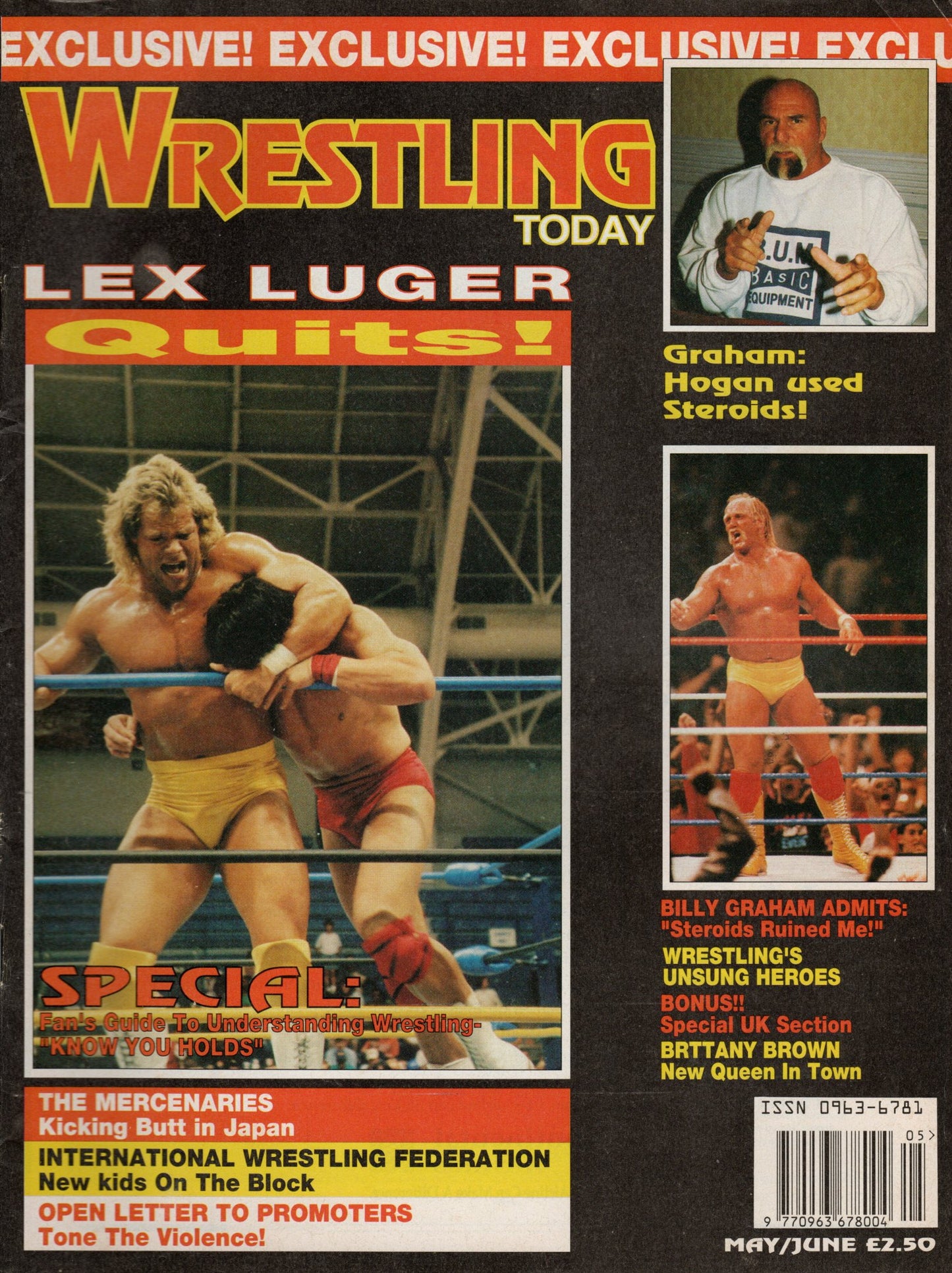 Wrestling Today Magazine May/June 1991