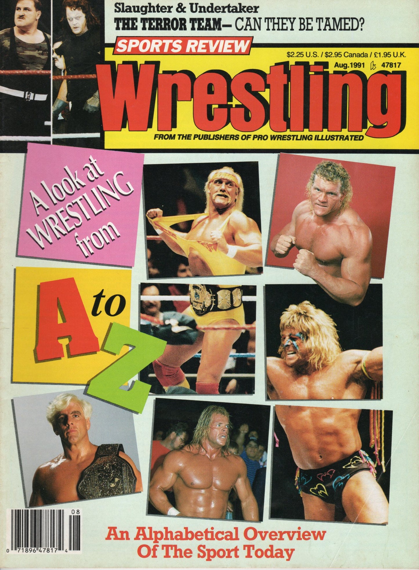 Sports Review Wrestling Magazine August 1991
