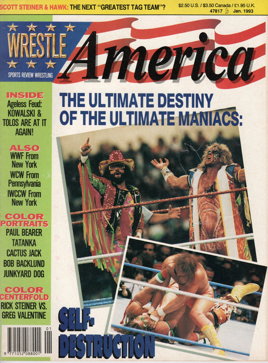 Wrestle America Magazine January 1993