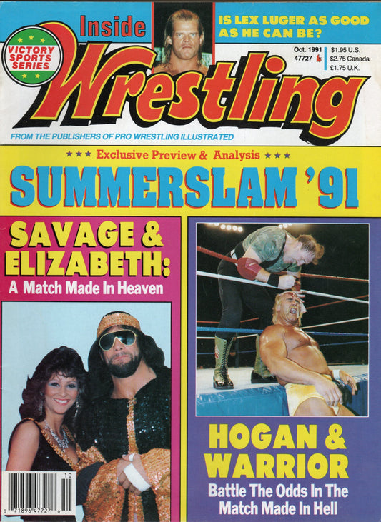 Inside Wrestling Magazine October 1991