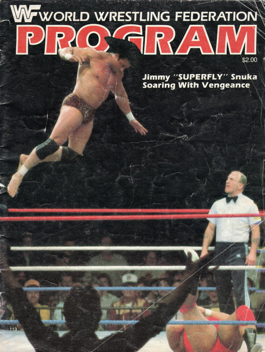 WWF World Wrestling Federation 1984 Magazine/Program #113