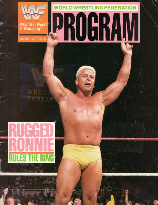 WWF World Wrestling Federation 1989 Magazine/Program #173